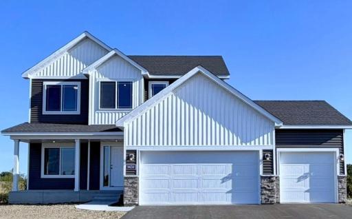 Photo for 9650 32nd Street NE, Saint Michael, MN 55376 - listing #7141302 9650 32nd St NE - New Construction Home ready for a Quick Move-in! Highlights include a 4 Bay Garage (1,010 sq. ft.) and Front Porch located on a Walkout Corner Homesite! Sod, Irrigation System, & Front Plantings included.