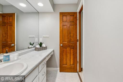 Jack and Jill Bath servicing Bedrooms 2 and 3 on the upper level.
