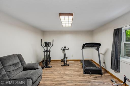 Lower level workout room - could be an additional bedroom!