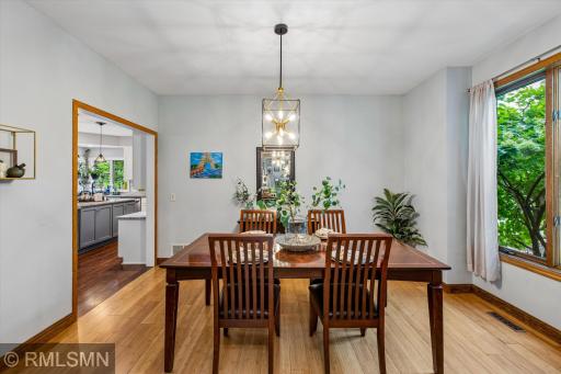 Formal dining room right off the kitchen - perfect for entertaining!