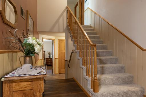 Stairs to upper level