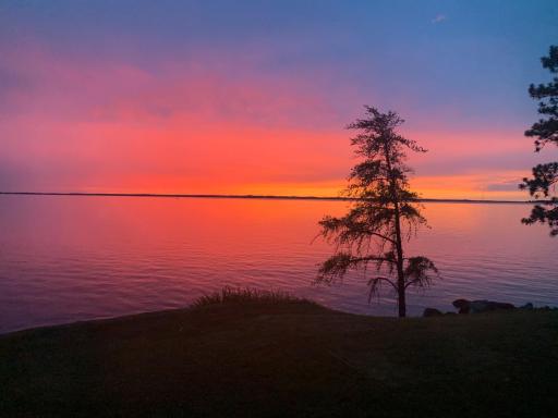 summer orange sunset dusk