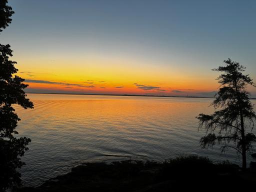 classic summer sunset