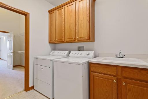 Laundry Main Level connects to master bedroom closet