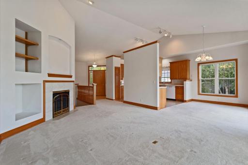 Gas fireplace and built in's