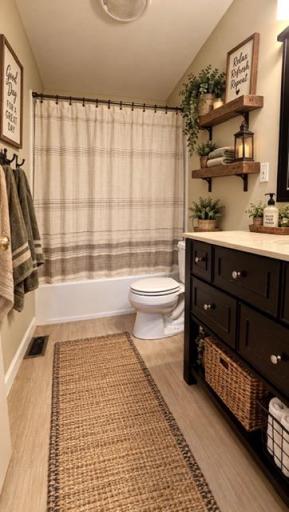 Bathroom Main floor Digitally decorated