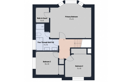 715 Finished Sq Ft.png | Upper-level floor plan showing 715 finished square feet; see listing materials for room dimensions.