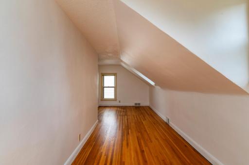 The entire upper level has hardwood flooring.