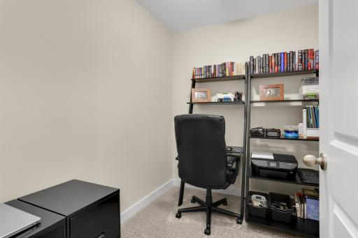 Versatile 2nd-Floor Office & Flex Space — A bright, comfortable space perfectly suited for working from home, tackling homework, studying, or creating a dedicated workspace. This flexible room offers the ideal blend of functionality and privacy.