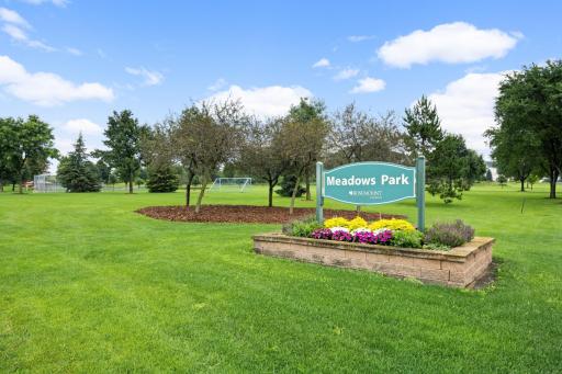 Nearby Meadows Park.