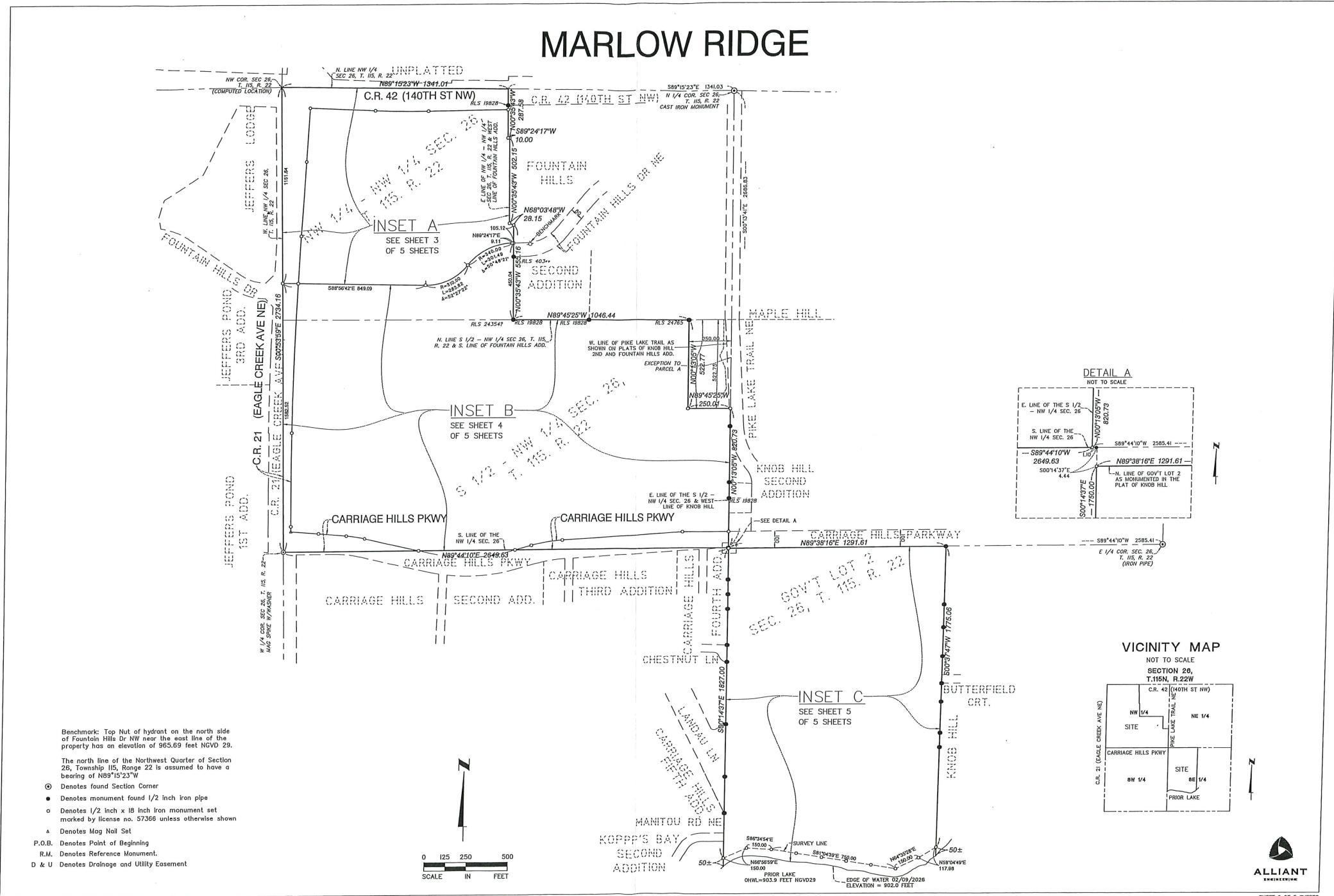 Marlow Ridge Plat Map