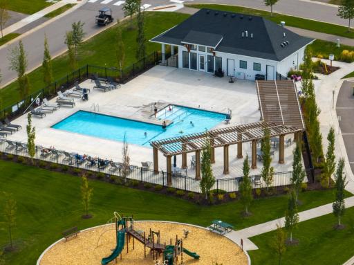 HOA Pool, Playground and Clubhouse