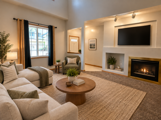 Virtually staged to help illustrate the property's potential