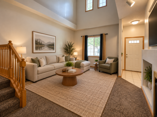 Virtually staged to help illustrate the property's potential
