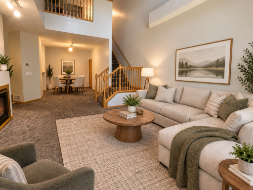 Virtually staged to help illustrate the property's potential
