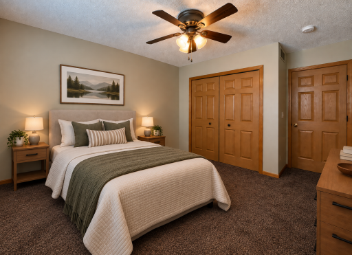 Virtually staged to help illustrate the property's potential