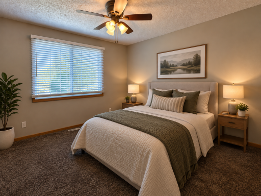 Virtually staged to help illustrate the property's potential