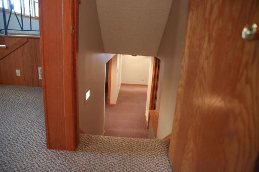 Steps leading to downstairs living space