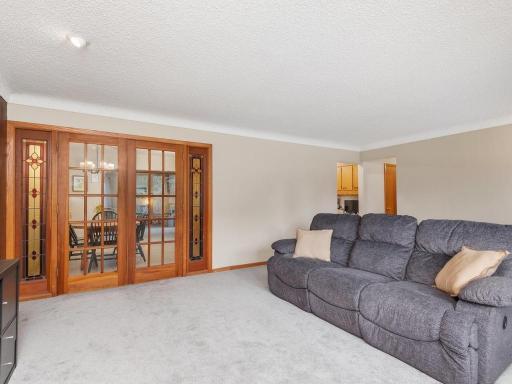 Another view of the spacious main-level living room.