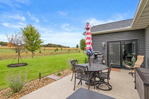 No rear neighbors means open views from your patio.