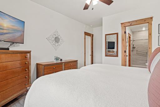 Primary bedroom with en suite bath