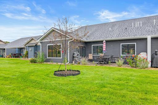 The ease of low-maintenance living with the outdoor space that make everyday life more comfortable.