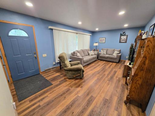 New LVP flooring & recessed lighting