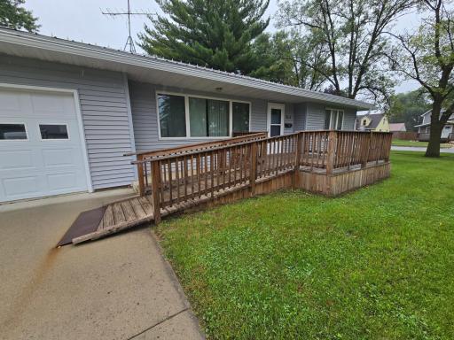 West side deck is handicap accessible with ramp
