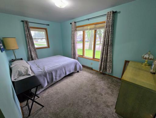 Carpeted bedroom