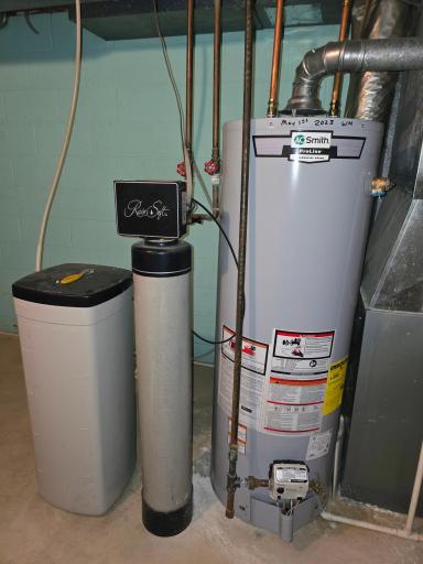Water softener and gas water heater (2023)