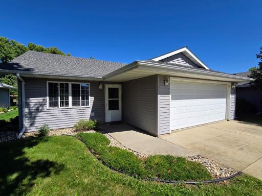 2 bedroom, 1 bath townhouse with double garage