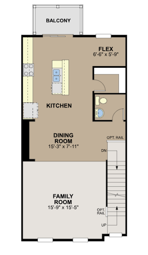 Barcelona Main Level Layout