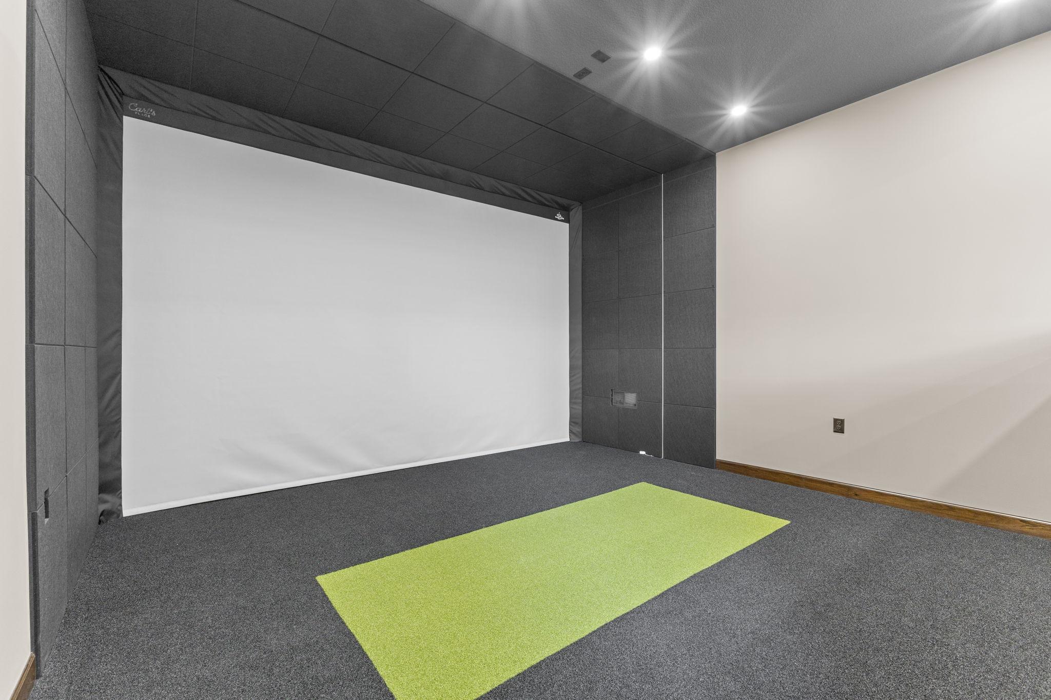 Custom Built Golf Simulator