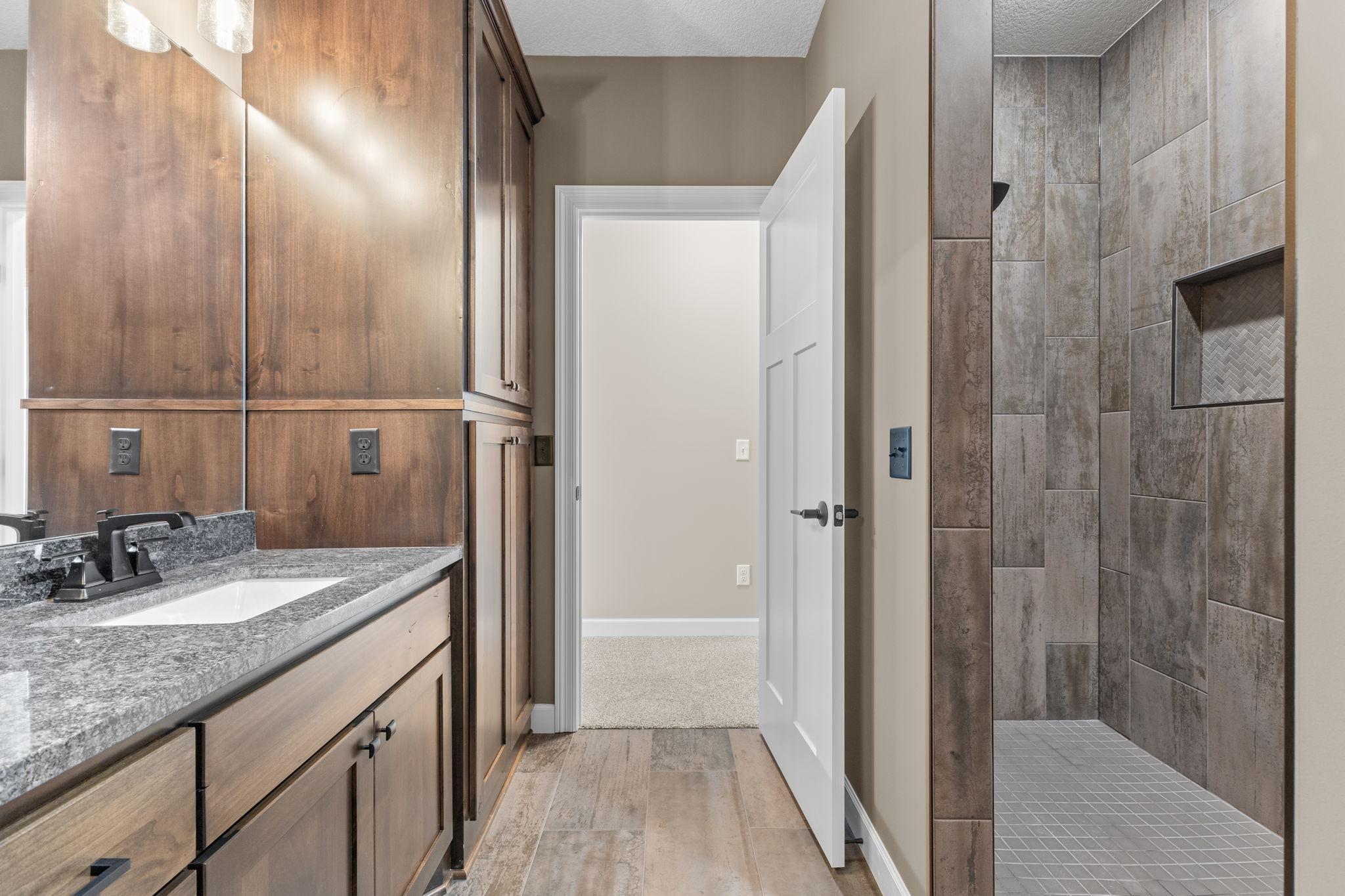 Walk-In Tile Shower