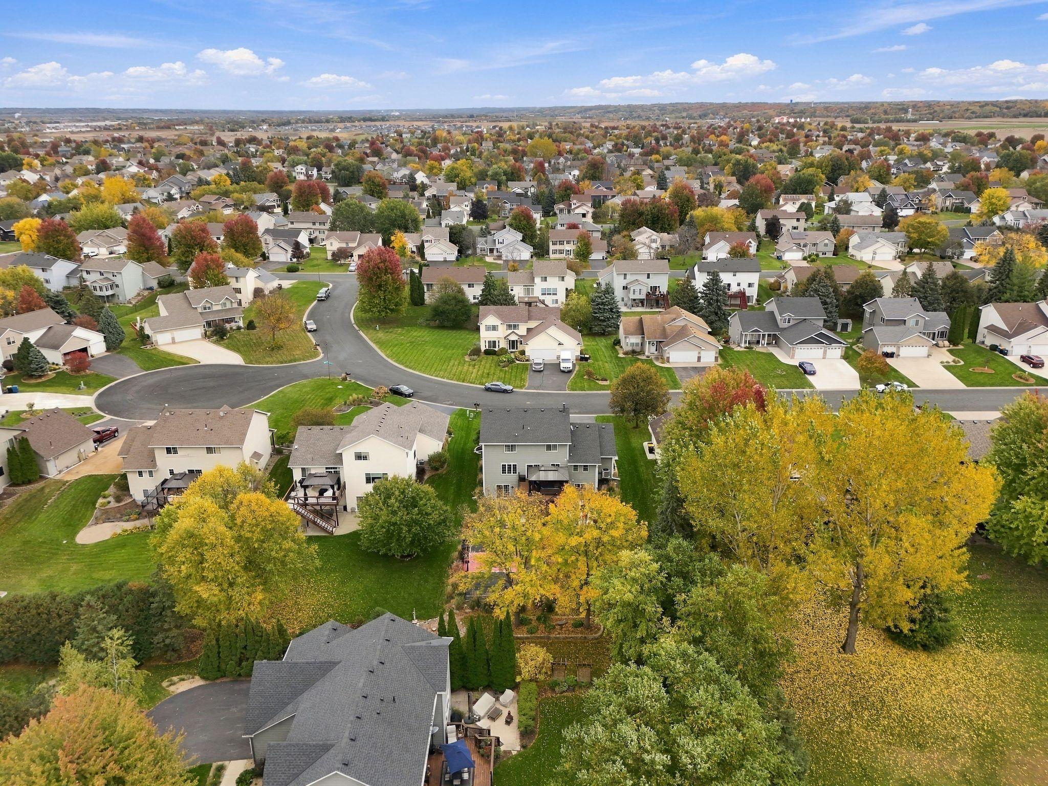 Aerial to East