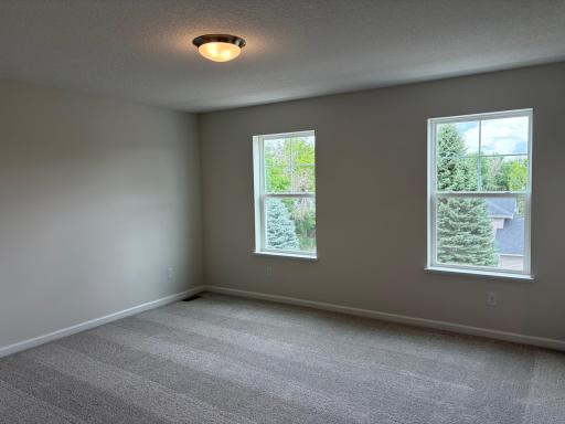 In the Owner’s bedroom there is plenty of space for a king size bed and enough 2 closet spaces to handle even the biggest garment collection.