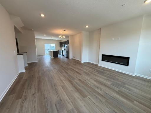 In this open floor plan, the dinette, kitchen, and living room flow flawlessly to keep everyone connected.