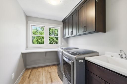 Upper level laundry