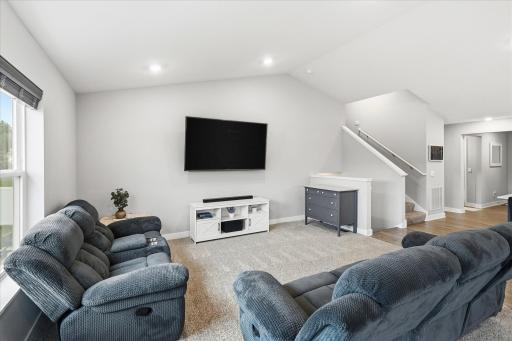Step inside and enjoy the bright, open feel of the vaulted main living area.