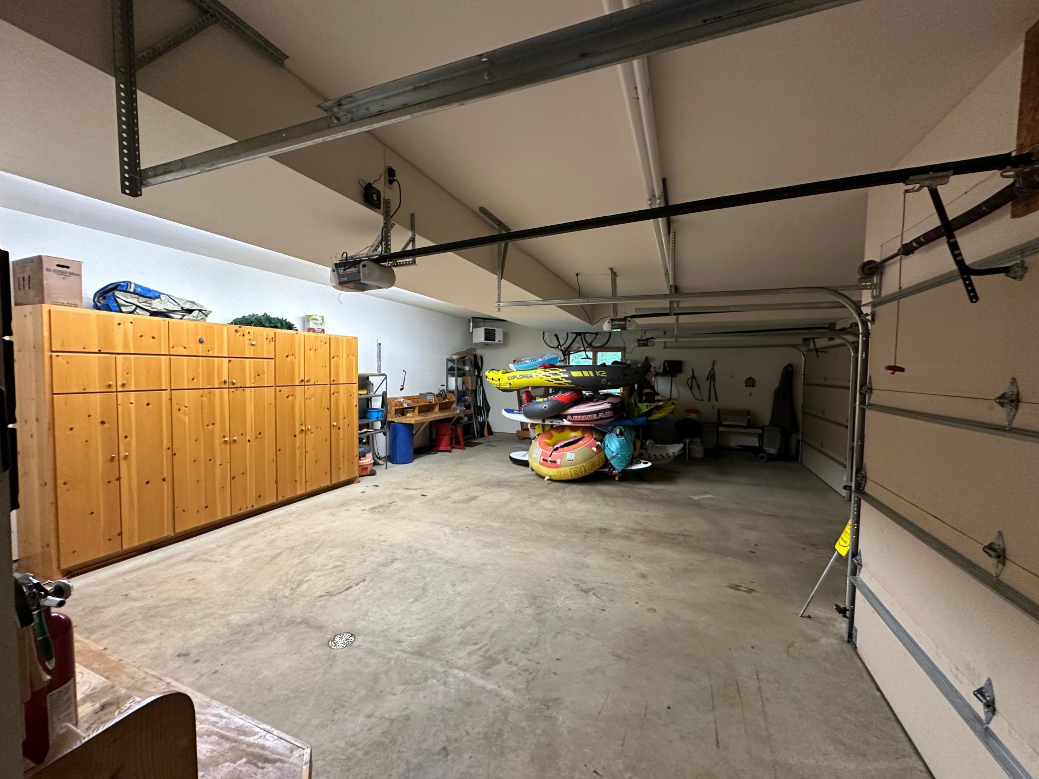 interior of Heated Garage