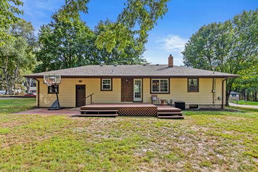Access from kitchen area right to deck makes entertaining a breeze. Separate access from the garage is great for lawn work days.