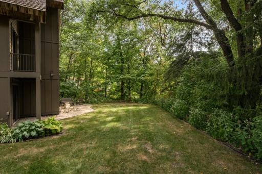 Side lawn home once had a pool
