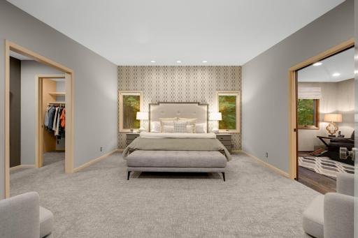 Large primary bedroom suite