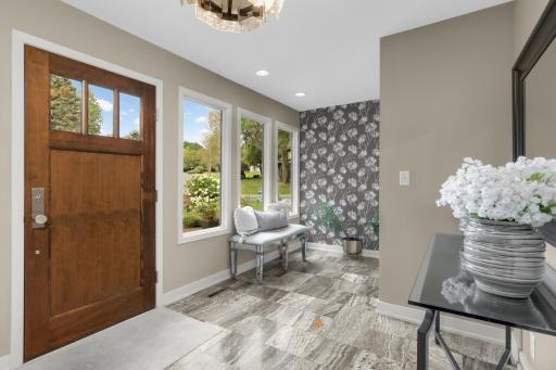 Welcoming large foyer