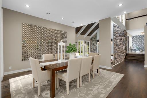 Stunning dining room