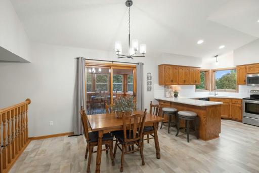 Open kitchen and dining area designed for everyday living