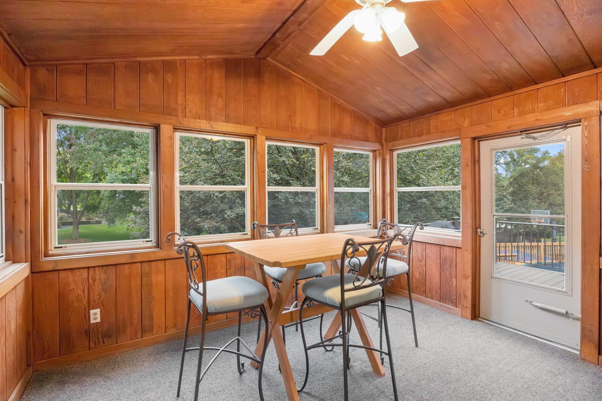 Enjoy the porch for morning coffee, summer dinners, or relaxing at the end of the day