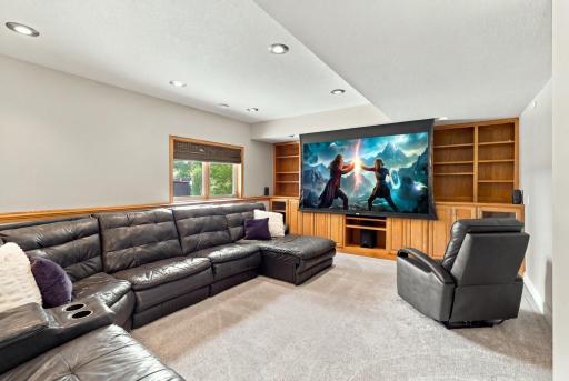 Lower Level Family Room with Drop Down Projection Screen.jpg