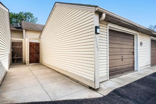 12164 Drake St NW - Front walk way! Beautiful New Door to a Private Patio and Front Door
