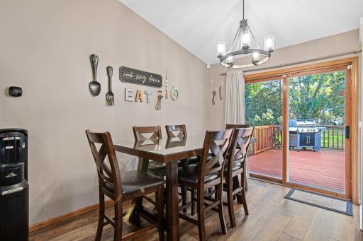 Eat in kitchen with plenty of room for larger dining table